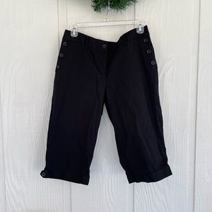 Ann Taylor LOFT Black Capris